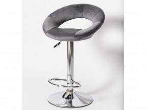 Барный стул BN 1009 Вельвет графит/хром в Нефтеюганске - nefteyugansk.magazinmebel.ru | фото - изображение 1