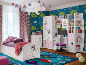 Детская комната Юниор-2 Мальвина в Нефтеюганске - nefteyugansk.magazinmebel.ru | фото