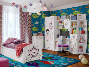 Детская комната Юниор-2 Принцесса в Нефтеюганске - nefteyugansk.magazinmebel.ru | фото