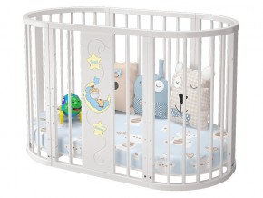 Детская кроватка белая Эстель в Нефтеюганске - nefteyugansk.magazinmebel.ru | фото