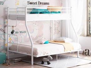 Двухъярусная кровать Гранада-3 140 белый в Нефтеюганске - nefteyugansk.magazinmebel.ru | фото