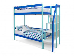 Двухъярусная кровать Svogen мятно-синий в Нефтеюганске - nefteyugansk.magazinmebel.ru | фото
