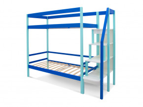 Двухъярусная кровать Svogen мятно-синий в Нефтеюганске - nefteyugansk.magazinmebel.ru | фото - изображение 2