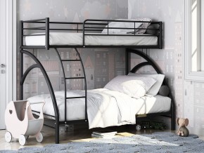 Двухъярусная кровать Виньола 2 Черная в Нефтеюганске - nefteyugansk.magazinmebel.ru | фото