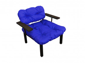 Кресло Дачное синяя подушка в Нефтеюганске - nefteyugansk.magazinmebel.ru | фото - изображение 1