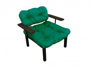 Кресло Дачное зелёная подушка в Нефтеюганске - nefteyugansk.magazinmebel.ru | фото