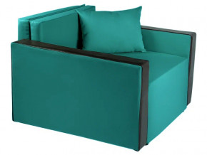 Кресло-кровать Милена с подлокотниками рогожка emerald в Нефтеюганске - nefteyugansk.magazinmebel.ru | фото - изображение 1