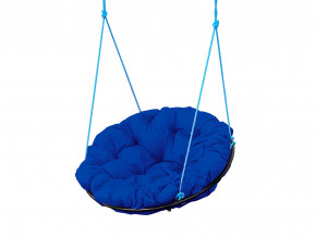 Кресло Папасан подвесное синяя подушка в Нефтеюганске - nefteyugansk.magazinmebel.ru | фото
