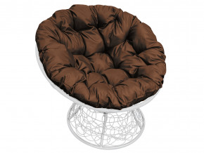 Кресло Папасан с ротангом коричневая подушка в Нефтеюганске - nefteyugansk.magazinmebel.ru | фото