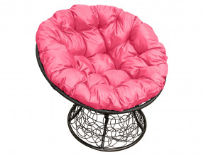 Кресло Папасан с ротангом розовая подушка в Нефтеюганске - nefteyugansk.magazinmebel.ru | фото