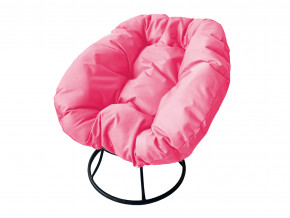 Кресло Пончик без ротанга розовая подушка в Нефтеюганске - nefteyugansk.magazinmebel.ru | фото