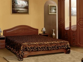 Кровать 1800 Ивушка 5 темная в Нефтеюганске - nefteyugansk.magazinmebel.ru | фото - изображение 1