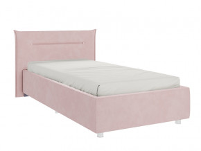 Кровать Альба 900 велюр нежно-розовый в Нефтеюганске - nefteyugansk.magazinmebel.ru | фото