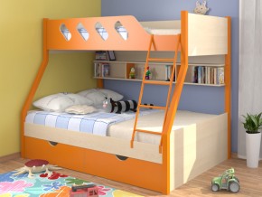 Кровать Дельта 20.02 оранжевая в Нефтеюганске - nefteyugansk.magazinmebel.ru | фото