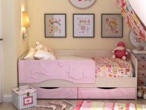 Кровать детская Алиса КР 812 розовая 1600 в Нефтеюганске - nefteyugansk.magazinmebel.ru | фото