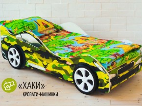 Кровать детская машина Хаки в Нефтеюганске - nefteyugansk.magazinmebel.ru | фото - изображение 2