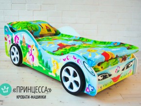 Кровать детская машинка Принцесса в Нефтеюганске - nefteyugansk.magazinmebel.ru | фото - изображение 2