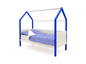 Кровать-домик мягкий Svogen сине-белый в Нефтеюганске - nefteyugansk.magazinmebel.ru | фото - изображение 1