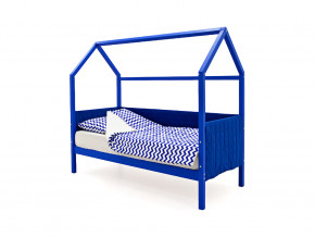 Кровать-домик мягкий Svogen синий в Нефтеюганске - nefteyugansk.magazinmebel.ru | фото
