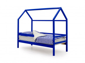Кровать-домик Svogen с бортиком синий в Нефтеюганске - nefteyugansk.magazinmebel.ru | фото - изображение 1
