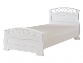 Кровать Грация-1 900 Белый античный в Нефтеюганске - nefteyugansk.magazinmebel.ru | фото
