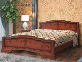 Кровать Карина-6 900 Орех в Нефтеюганске - nefteyugansk.magazinmebel.ru | фото