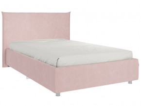 Кровать Квест 1200 велюр нежно-розовый в Нефтеюганске - nefteyugansk.magazinmebel.ru | фото