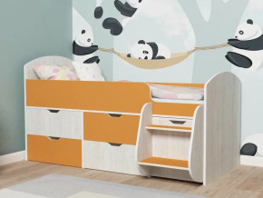 Кровать Малыш-7 Винтербер-Оранжевый в Нефтеюганске - nefteyugansk.magazinmebel.ru | фото