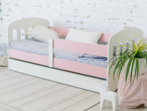 Кровать Малыш с ящиком розовый в Нефтеюганске - nefteyugansk.magazinmebel.ru | фото