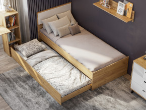 Кровать одинарная Милан выкатная с настилом в Нефтеюганске - nefteyugansk.magazinmebel.ru | фото