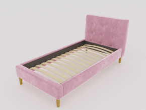 Кровать Пайли 900 розовый в Нефтеюганске - nefteyugansk.magazinmebel.ru | фото