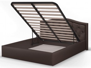 Кровать подъемная Стелла 1400 коричневая в Нефтеюганске - nefteyugansk.magazinmebel.ru | фото - изображение 2