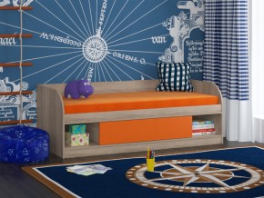 Кровать Соня 4 сонома-оранжевый в Нефтеюганске - nefteyugansk.magazinmebel.ru | фото - изображение 1
