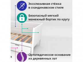 Кровать-тахта мягкая Svogen мятный-лаванда в Нефтеюганске - nefteyugansk.magazinmebel.ru | фото - изображение 2