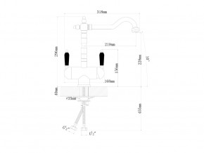 Смесители Florentina Ария графит в Нефтеюганске - nefteyugansk.magazinmebel.ru | фото - изображение 2